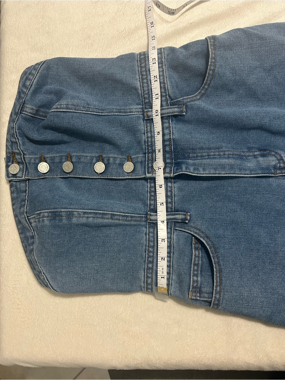 Sincerely Jules Denim strapless sexy Midi dress |date night - Picture 2 of 9